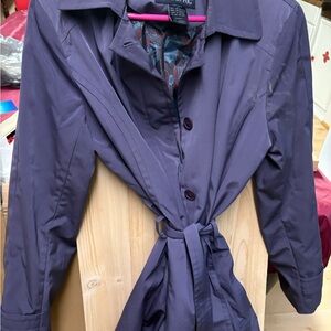 London Fog Deep Purple Trench Coat